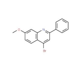 4-Bromo-7-methoxy-2-phenylquinoline (CAS 1189107-07-0) - chemical structure image