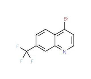 4-Bromo-7-trifluoromethylquinoline (CAS 89446-67-3) - chemical structure image