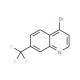4-Bromo-7-trifluoromethylquinoline (CAS 89446-67-3) - chemical structure image
