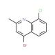 4-Bromo-8-chloro-2-methylquinoline (CAS 1070879-52-5) - chemical structure image