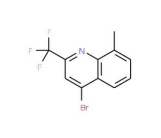 4-Bromo-8-methyl-2-(trifluoromethyl)quinoline (CAS 260973-04-4) - chemical structure image
