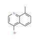 4-Bromo-8-methylquinoline (CAS 36075-68-0) - chemical structure image