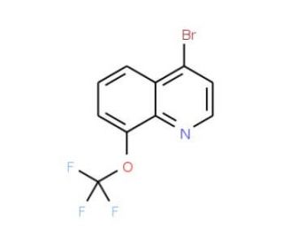4-Bromo-8-trifluoromethoxyquinoline (CAS 1189105-60-9) - chemical structure image