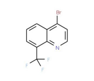 4-Bromo-8-trifluoromethylquinoline (CAS 260973-10-2) - chemical structure image