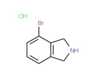 4-Bromo-isoindoline HCl (CAS 923590-95-8) - chemical structure image