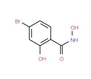 4-Bromo-N,2-dihydroxybenzenecarboxamide (CAS 61799-79-9) - chemical structure image