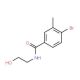 4-Bromo-N-(2-hydroxyethyl)-3-methylbenzamide (CAS 157672-18-9) - chemical structure image