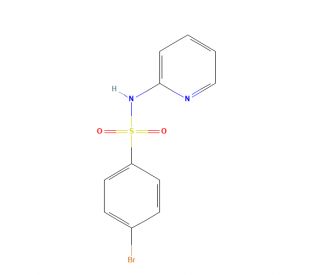 4-Bromo-N-(2-pyridyl)benzenesulfonamide (CAS 3609-89-0) - chemical structure image