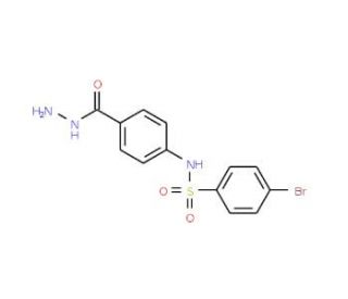 4-Bromo-N-(4-hydrazinocarbonyl-phenyl)-benzenesulfonamide (CAS 59256-25-6) - chemical structure image
