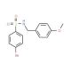 4-Bromo-N-(4-methoxybenzyl)benzenesulphonamide (CAS 329939-43-7) - chemical structure image