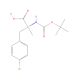 4-Bromo-N-Boc-α-methyl-D-phenylalanine (CAS 1310680-46-6) - chemical structure image