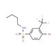 4-Bromo-N-butyl-3-(trifluoromethyl)benzenesulfonamide (CAS 1020253-05-7) - chemical structure image