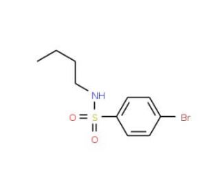 4-Bromo-N-butylbenzenesulphonamide (CAS 1984-28-7) - chemical structure image