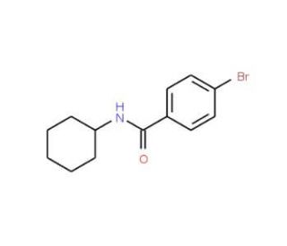 4-Bromo-N-cyclohexylbenzamide (CAS 223553-87-5) - chemical structure image