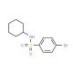 4-Bromo-N-cyclohexylbenzenesulphonamide (CAS 7454-76-4) - chemical structure image