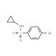 4-Bromo-N-cyclopropylbenzenesulphonamide (CAS 331950-30-2) - chemical structure image