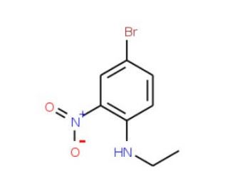 4-Bromo-N-ethyl-2-nitroaniline (CAS 56136-82-4) - chemical structure image