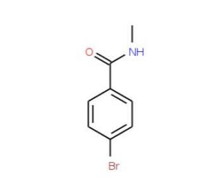 4-Bromo-N-methylbenzamide (CAS 27466-83-7) - chemical structure image