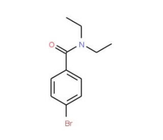 4-Bromo-N,N-diethylbenzamide (CAS 5892-99-9) - chemical structure image