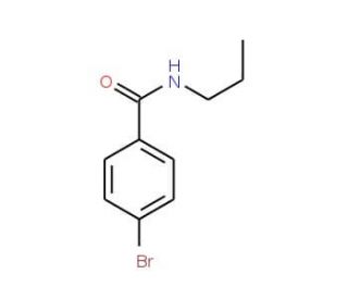 4-Bromo-N-propylbenzamide (CAS 223557-19-5) - chemical structure image
