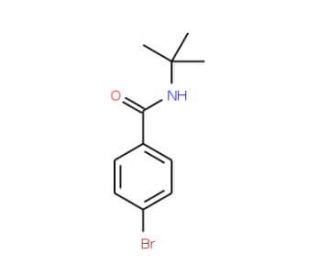 4-Bromo-N-(tert-butyl)benzamide (CAS 42498-38-4) - chemical structure image