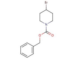 4-Bromo-N-Z-piperidine (CAS 166953-64-6) - chemical structure image