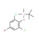4-Bromo-O-(t-butyldimethylsilyl)-2,6-dichlorophenol (CAS 343564-38-5) - chemical structure image