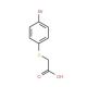 (4-Bromo-phenylsulfanyl)-acetic acid (CAS 3406-76-6) - chemical structure image