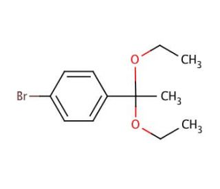 4-Bromoacetophenone diethyl ketal (CAS 61390-40-7) - chemical structure image