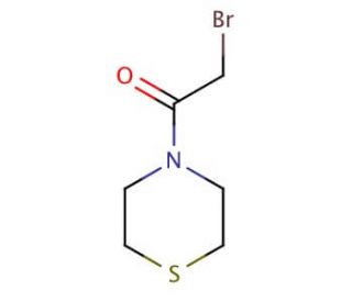 4-(Bromoacetyl) thiomorpholine (CAS 177785-12-5) - chemical structure image
