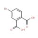 4-Bromobenzene-1,2-dicarboxylic acid (CAS 6968-28-1) - chemical structure image