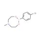4-Bromobenzeneboronic acid N-methyldiethanolamine ester (CAS 133468-58-3) - chemical structure image