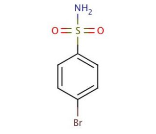 4-Bromobenzenesulfonamide (CAS 701-34-8) - chemical structure image