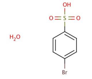 4-Bromobenzenesulfonic acid monohydrate (CAS 79326-93-5) - chemical structure image