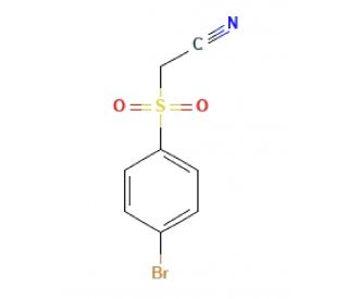4-Bromobenzenesulfonyl acetonitrile (CAS 126891-45-0) - chemical structure image