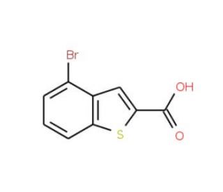 4-Bromobenzo[b]thiophene-2-carboxylic acid (CAS 5194-37-6) - chemical structure image