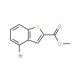 4-Bromobenzo[b]thiophene-2-carboxylic acid methyl ester (CAS 360575-29-7) - chemical structure image
