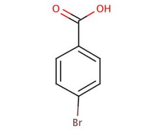 4-Bromobenzoic acid (CAS 586-76-5) - chemical structure image