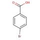 4-Bromobenzoic acid 的分子结构, CAS编号: 586-76-5 4-Bromobenzoic acid (CAS 586-76-5) - chemical structure image