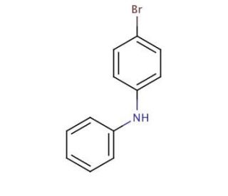 4-Bromodiphenylamine (CAS 54446-36-5) - chemical structure image