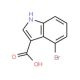4-Bromoindole-3-carboxylic acid (CAS 110811-31-9) - chemical structure image