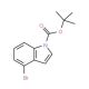 4-Bromoindole, N-BOC protected (CAS 676448-17-2) - chemical structure image