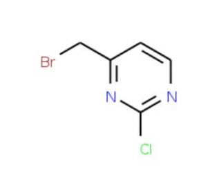 4-(Bromomethyl)-2-chloropyrimidine (CAS 181363-06-4) - chemical structure image