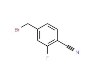 4-Bromomethyl-2-fluorobenzonitrile (CAS 222978-03-2) - chemical structure image