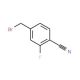 4-Bromomethyl-2-fluorobenzonitrile (CAS 222978-03-2) - chemical structure image