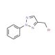 4-(bromomethyl)-2-phenyl-2H-1,2,3-triazole - chemical structure image