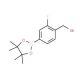 4-Bromomethyl-3-fluorophenylboronic acid, pinacol ester (CAS 1150271-74-1) - chemical structure image