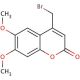 4-(Bromomethyl)-6,7-dimethoxycoumarin (CAS 88404-25-5) - chemical structure image