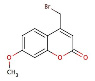 4-Bromomethyl-7-methoxycoumarin (CAS 35231-44-8) - chemical structure image