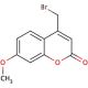 4-Bromomethyl-7-methoxycoumarin (CAS 35231-44-8) - chemical structure image